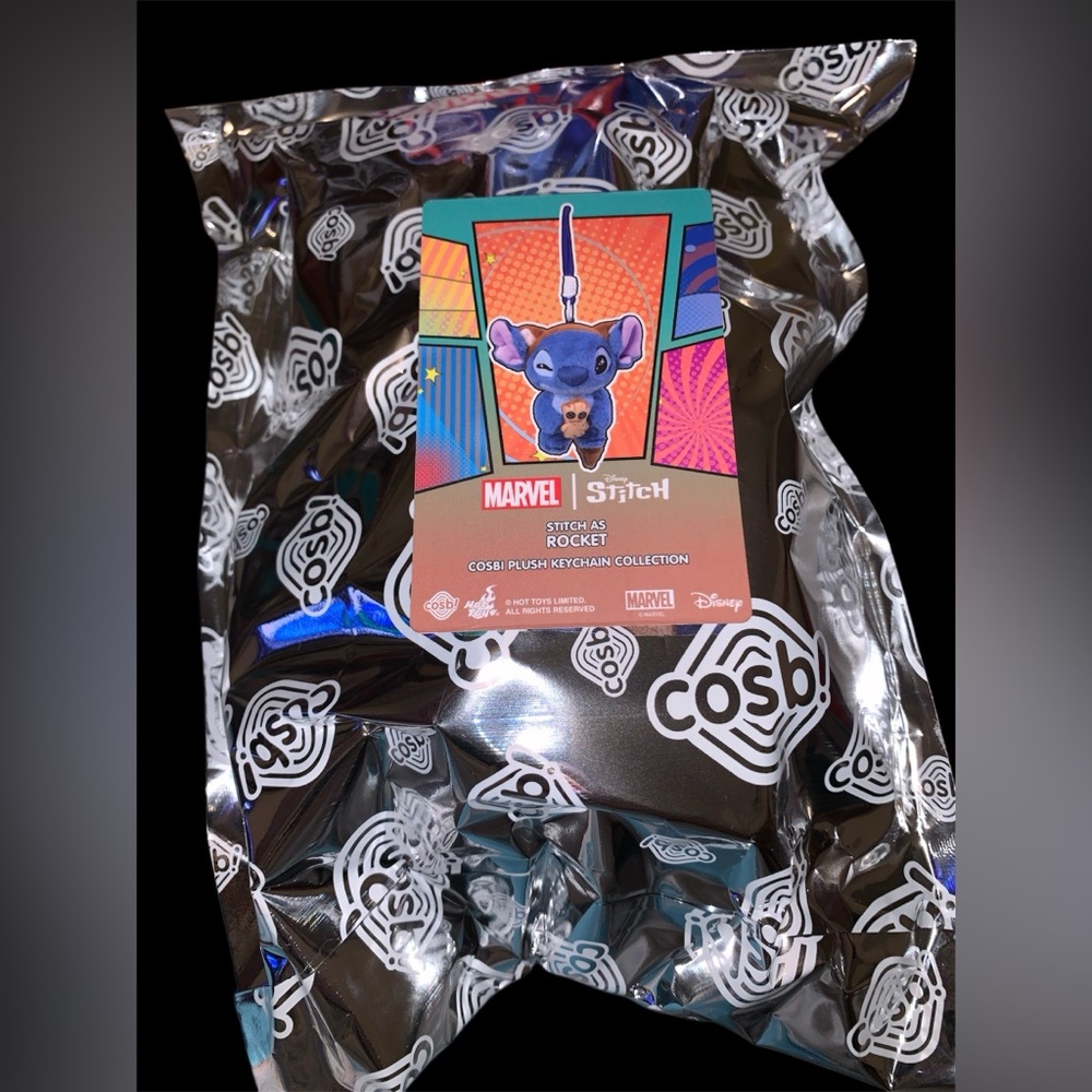 New Marvel Stitch Rocket holding Groot Confirmed Plush Pendent Blind Box Cosbi - Picture 4 of 5